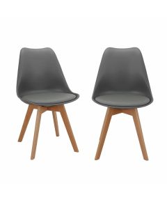 Комплект из 2-х стульев Eames Bon серый