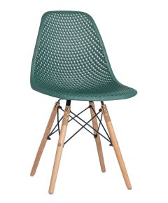 Стул Eames ажурный темно-зеленый