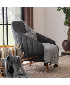 Кресло Касса серое (kassa-04grey) Серый