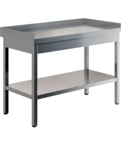 Стол производственный RESTOINOX СП-4/8-3БП 3 борта