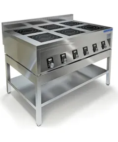 Индукционная плита 6-ти конфорочная ИПП-610134