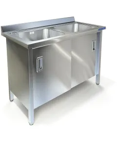 Ванна моечная цельнотянутая с фартуком ВМ-24/446