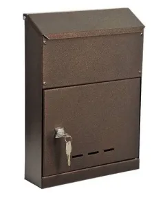 Почтовый ящик уличный ВН-5 медный антик