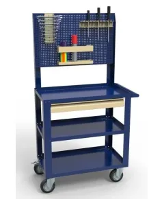 Тележка открытая с ящиком и полками СТИ-01.03.01_сб2