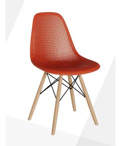 Стул Eames ажурный красный