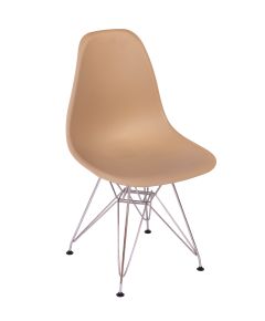 Стул Eames капучино, опора металл