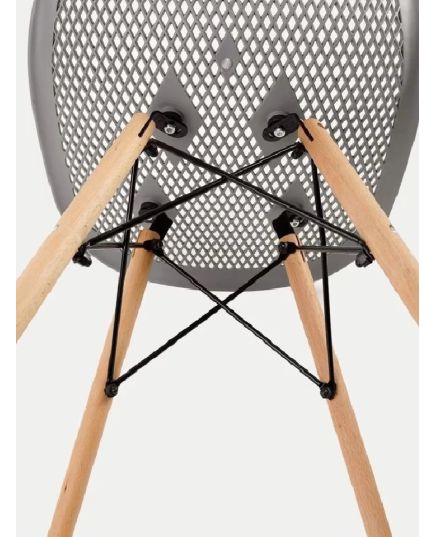 Стул Eames ажурный серый, изображение 5