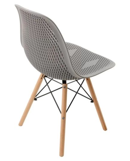 Стул Eames ажурный серый, изображение 2