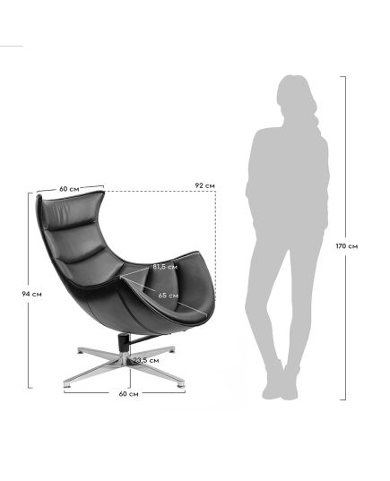 Кресло LOBSTER CHAIR серый искусственная замша, серый, изображение 10