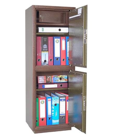 Сейф бухгалтерский двухсекционный МБ-21К (СПб)