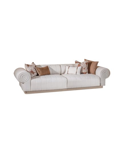 Диван Белезза 3-х местный белый (belezza-10w) Белый