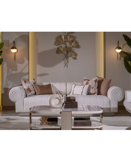 Диван Белезза 3-х местный белый (belezza-10w) Белый, изображение 4