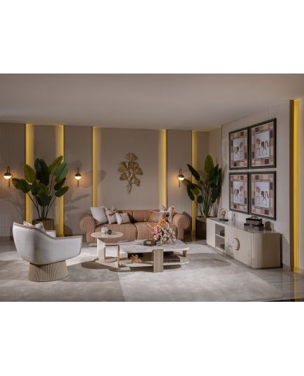 Столик приставной Белезза (belezza-07) Бежевый, изображение 7