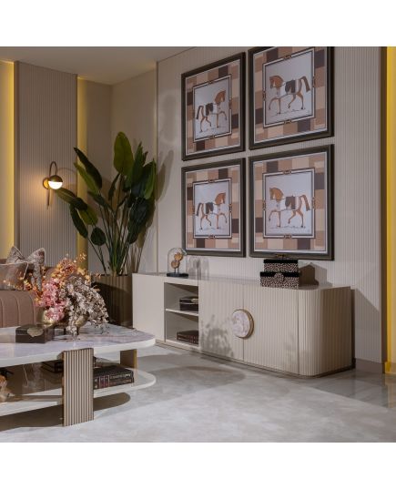 Тумба под ТВ Белезза (belezza-03) Бежевый, изображение 5