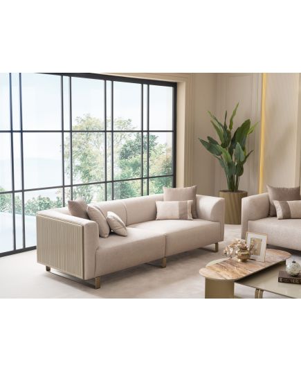 Диван Массимо 3-х местный (massimo-13) Бежевый, изображение 8