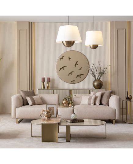 Диван Массимо со столиком (massimo-15) Бежевый, изображение 2