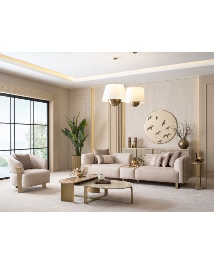 Диван Массимо со столиком (massimo-15) Бежевый, изображение 16