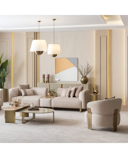 Диван Массимо со столиком (massimo-15) Бежевый, изображение 14