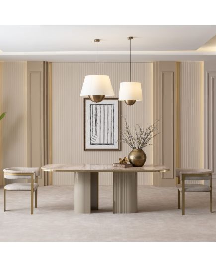 Стол обеденный Массимо 220 см (massimo-02) Бежевый, изображение 2