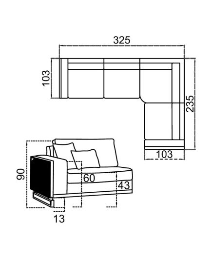 Диван угловой Пафлагония 301,5 (paphlagonia-02) Серый, изображение 3