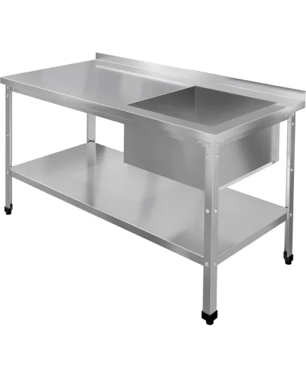 Ванна моечная с крылом RESTOINOX ВМСР/1-10/6-БПП-ЭН