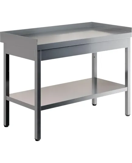 Стол производственный RESTOINOX СП-4/8-3БП 3 борта