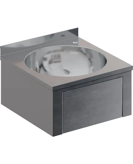 Рукомойник настенный коленный RESTOINOX РНКXГ-40/40-Б
