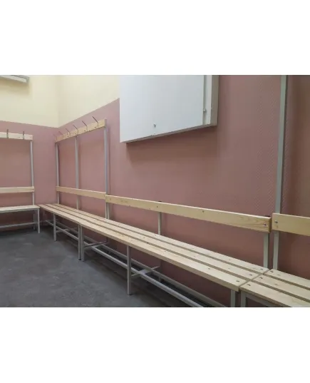Скамейка с вешалкой для раздевалки CГ-1В-2000, изображение 4