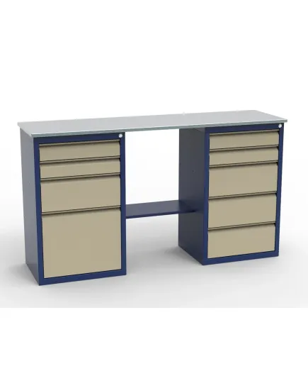 Верстак слесарный мини ЛВ-2Т.04.05_сб8, изображение 2