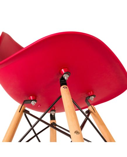 Стул Eames красный, изображение 6