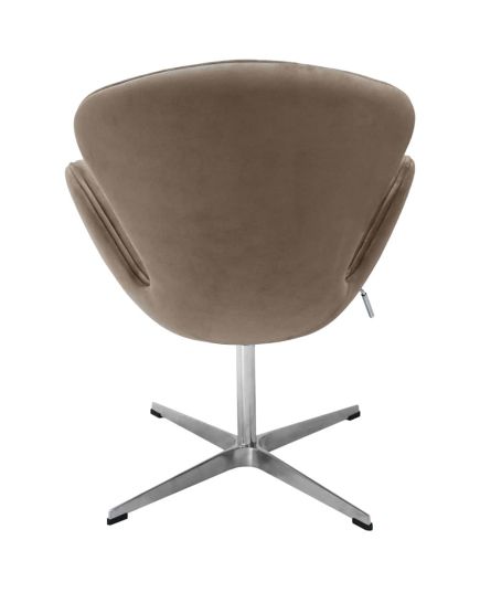 Кресло SWAN STYLE CHAIR, бежевый, искусственная замша, изображение 5