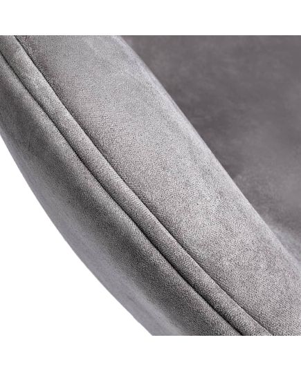 Кресло SWAN STYLE CHAIR серый, искусственная замша, изображение 6