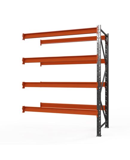 Стеллаж металлический Оптима, 4000x1250x785 мм. Ярусы: 4 шт. без настила, изображение 5