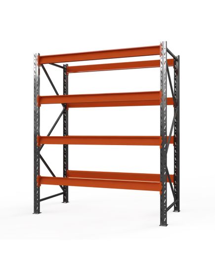 Стеллаж металлический Оптима, 4000x1250x785 мм. Ярусы: 4 шт. без настила