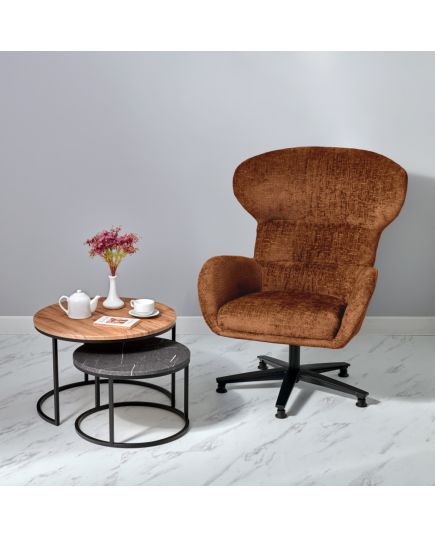 Кресло Teddy терракотовый шенилл, изображение 3