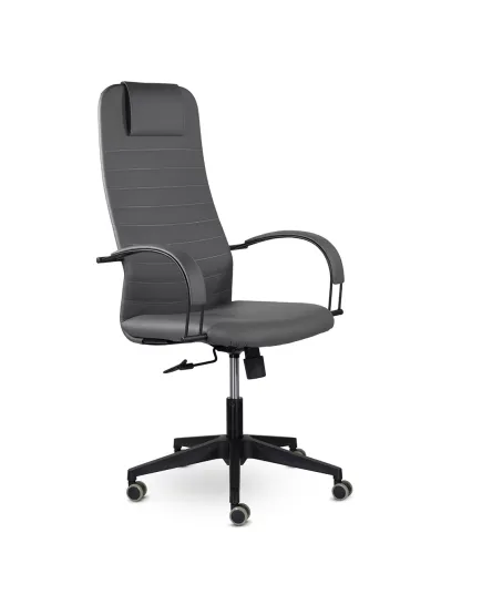 Компьютерное кресло Соло пластик SoloBL Ср S-0422 (темно-серый)