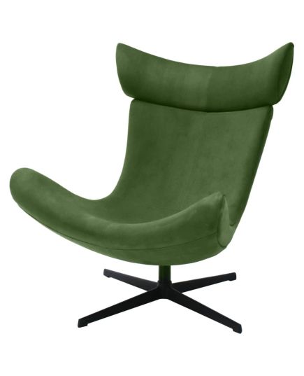Кресло TORO зеленый, искусственная замша, изображение 4
