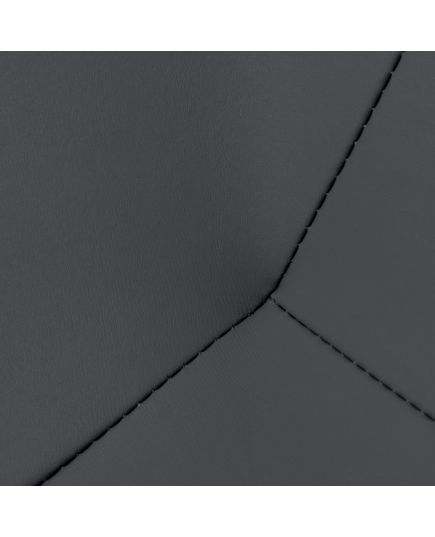 Кресло HUG тёмно-серый, экокожа, шенилл, изображение 15