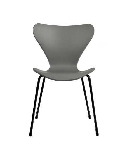 Стул Seven Style серый с чёрными ножками, изображение 3