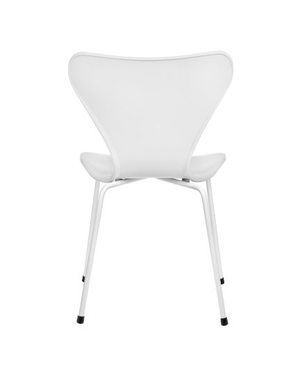 Комплект из 4-х стульев Seven Style белый с белыми ножками, изображение 5