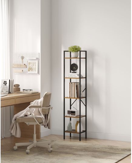 Стеллаж Leset Стилвуд 15 узкий, 5 полок 4687207095525, изображение 9