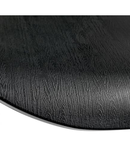 Комплект из 4-х стульев Seven Style чёрный с хромированными ножками, изображение 7