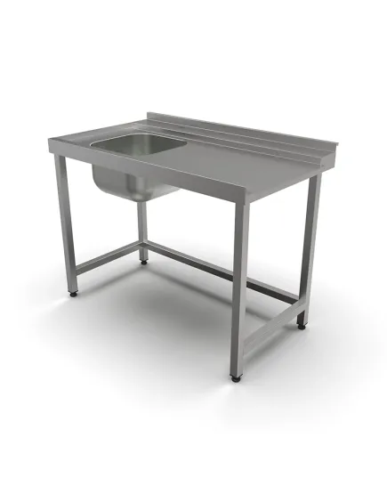 Стол для посудомоечной машины входной Кобор СПМ/1-120/70/П