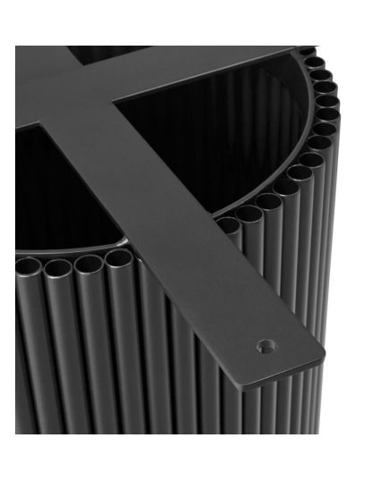 Стол Aura D110, керамогранит Calacatte gold мрамор, чёрный, изображение 12