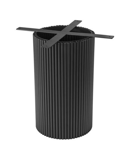 Стол Aura D110, керамогранит Calacatte gold мрамор, чёрный, изображение 10