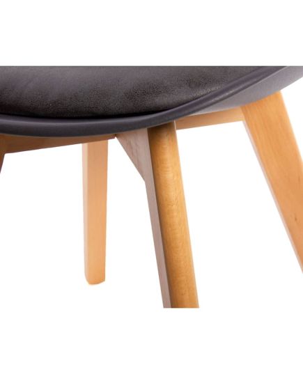 Комплект из 2-х стульев Eames Bon чёрный, изображение 5