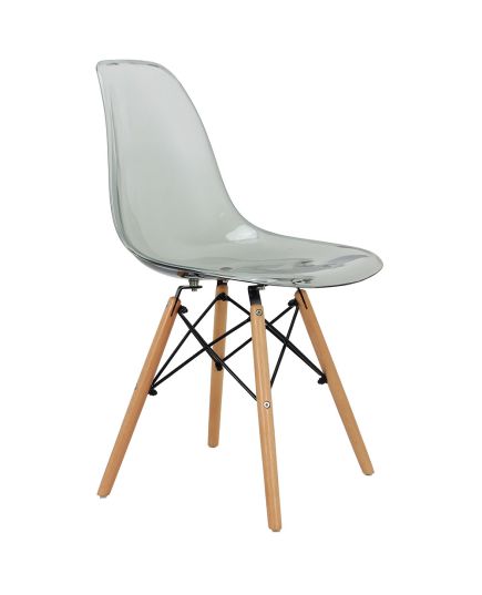 Стул Eames прозрачный серый, изображение 3
