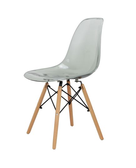 Стул Eames прозрачный серый, изображение 6