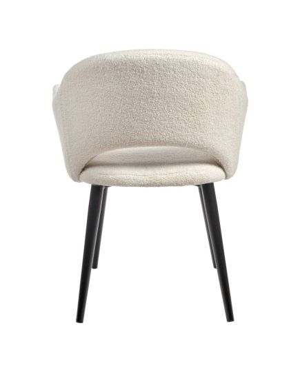 Стул Bruno белый, искусственный мех, изображение 4