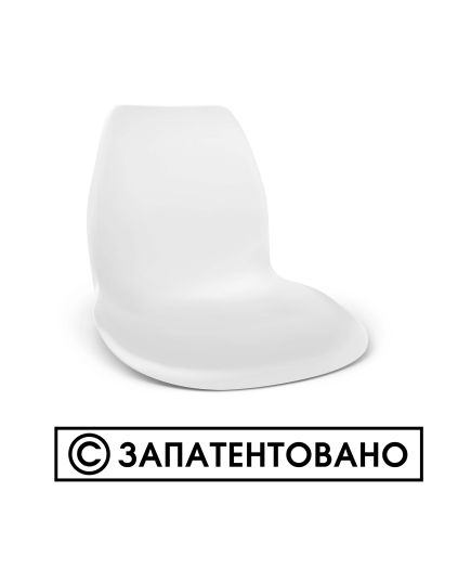 Стул барный SHT-ST29/S128 TM Sheffilton 197084 500x500x1030 мм Пластик/металл Белый/хром/белый муар, изображение 4